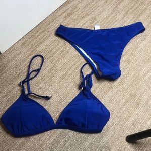 High leg bikini set